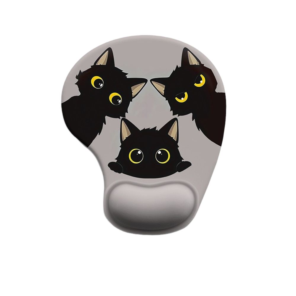 Silicone Comfortable Wrist Rest Non-Slip Desktop Wrist Support Cartoon Animal Mouse Pad  Computer