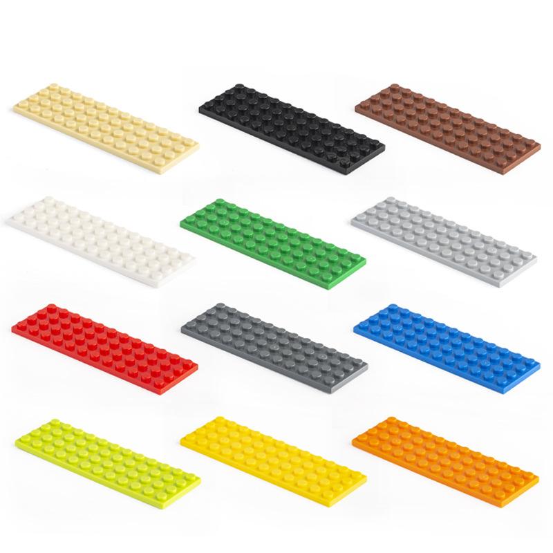 50g/7PCS 3029 4x12 Basic Board Building Blocks DIY Assembly Accessories Compatible with Thin Plate Bricks Children Toys