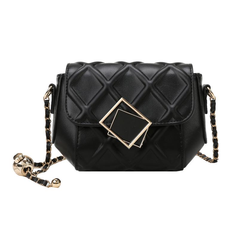 Bag Women'S Summer Trend Women'S Bag Fashion Small Gold Ball Chain Bag Versatile Rhombus Shoulder Crossbody Bag