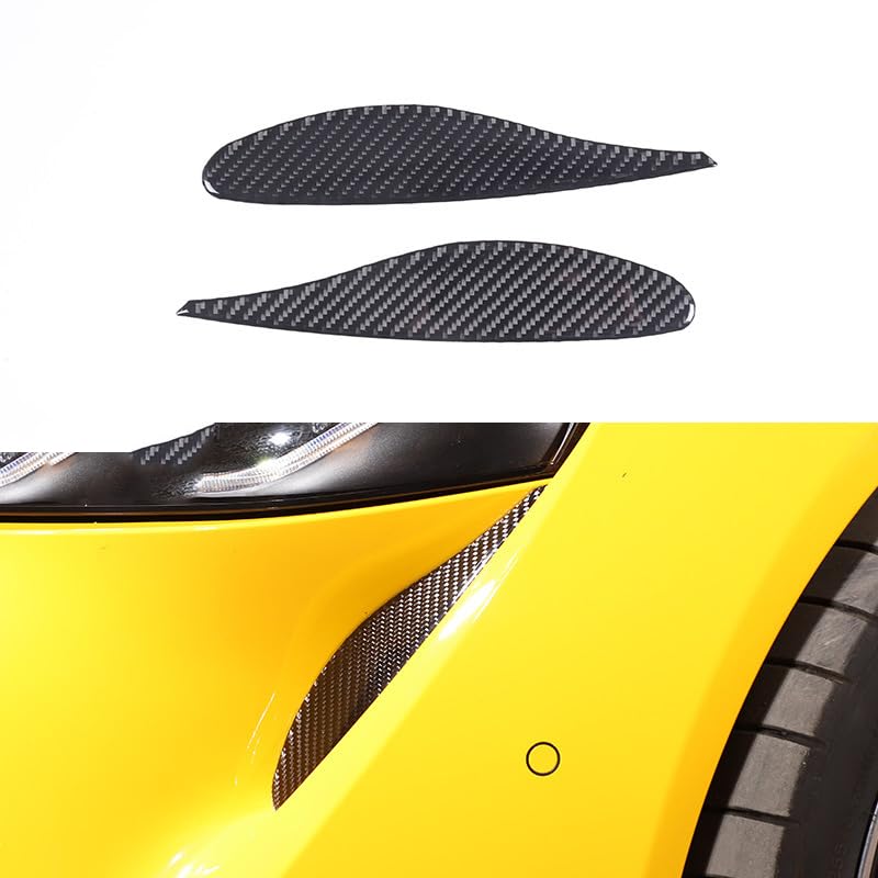 

19-22 Suitable for Toyota Supra Center Control Panel Interior Decoration Parts Soft Carbon Fiber (Toyota Supra Headlight Bottom Groove Sticker)