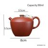 Chinese Yixing Handmade Purple Clay Teapot Tradition Small Capacity Zisha Tea Pot Beauty Tea Infuser Kettle Teaware Tea Set 90ml