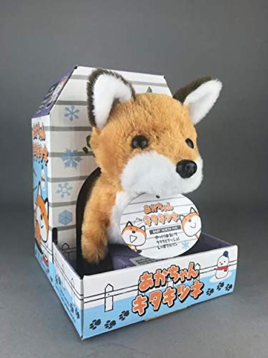Ishikawa Toys Baby Series Red Fox Plush Toy, Electric Toy