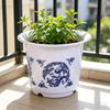 Thickened Plastic Flower Pot Breathable Planter for Blueberries Roses Hydrangeas Durable UV-Resistant Beginner Plant Pots