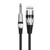 Verstärker-Mischpult: 6,5 mm auf XLR Mikrofonanschluss Lautsprecher-Adapterkabel