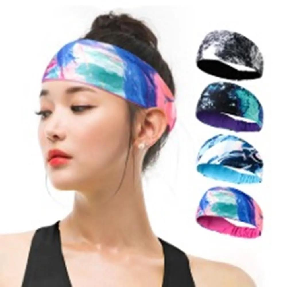Sweat-wicking breathable material hair fixing men s headband Pilates hairband basketball PINK