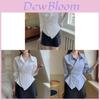 Shirt For Women Soft Satin 3d Pattern Slim Fit Spring Casual Wear
