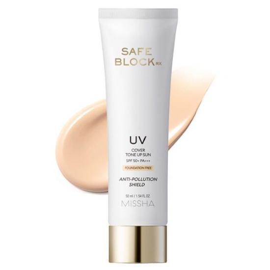 

MISSHA Safe Block RX Cover Tone-Up Sun Cream SPF50+ PA++++ 50ml