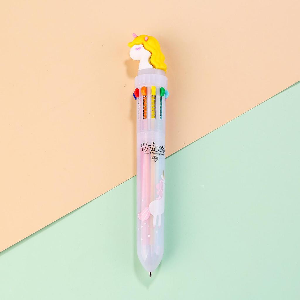 Creative Cartoon Multi-Color Ballpoint Pen for Students and Journals