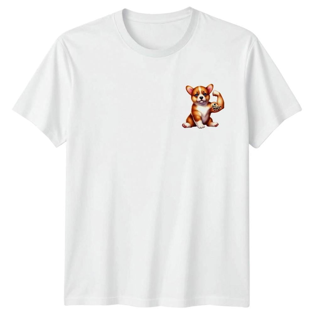 Corgi Love Mom Dog Animal Graphic Unisexs TShirt Unisexs Tee Mothers Day Gift S