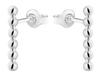 Silver Key Earrings Small Oxidized Women' Stud Earrings Key Key