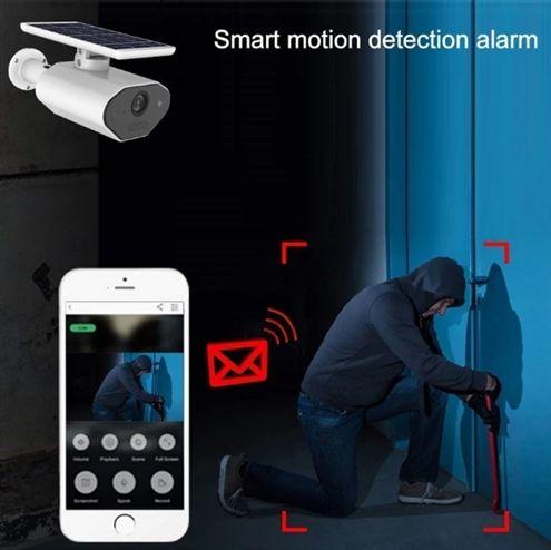 2,0megapixelová chytrá 1080p Wifi IP Cloud kamera na solární napájení a baterii Full HD 1920x1080p