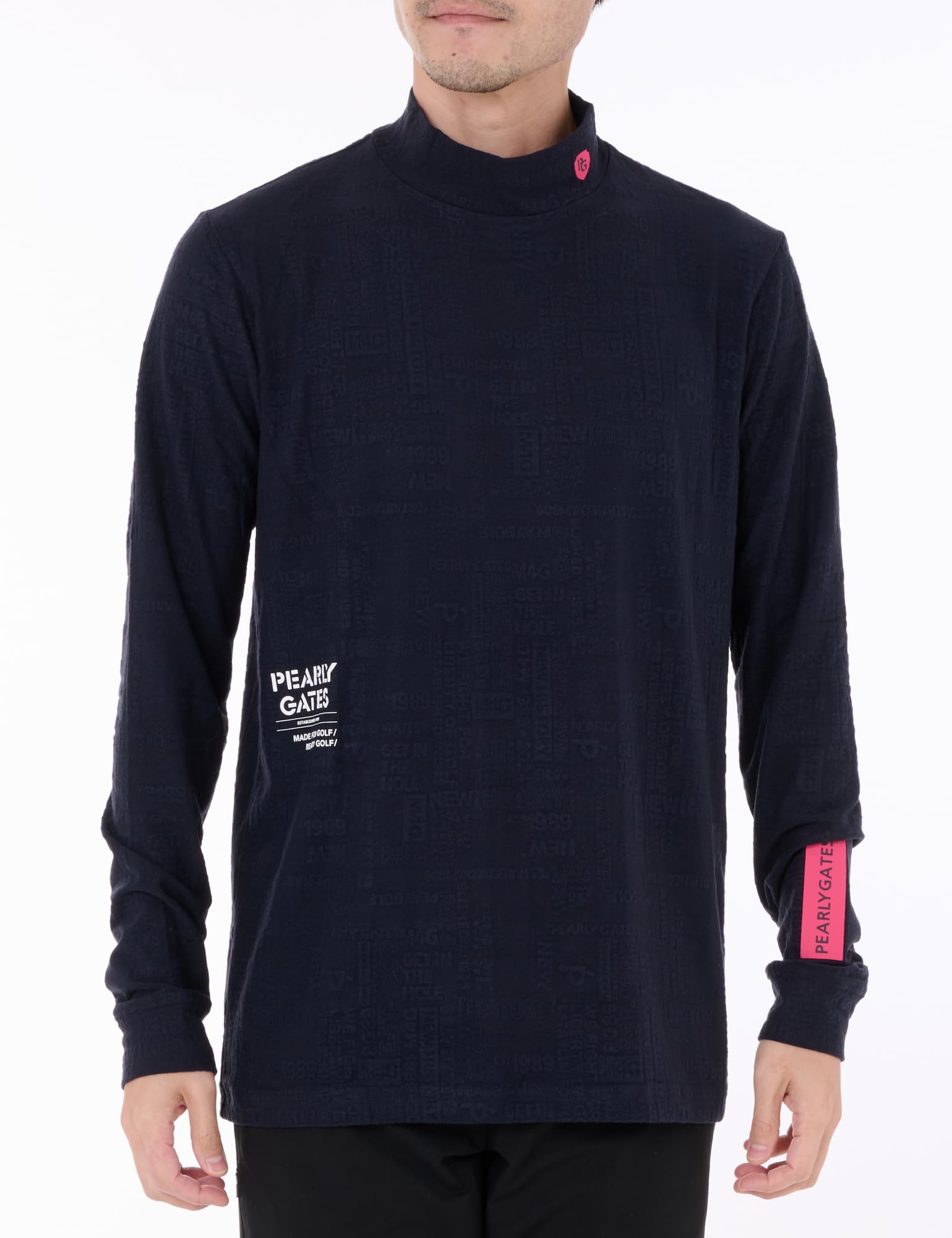 

PEARLY GATES Long Sleeve High Neck Shirt and Golf Undershirt Size 5 Men s (Moisture-Wicking Heat-Generating) / / 053-4266103 120_Dark Navy, [L]