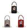 Street Style Pu Small Square Bag With Chain Strap For Daily Use