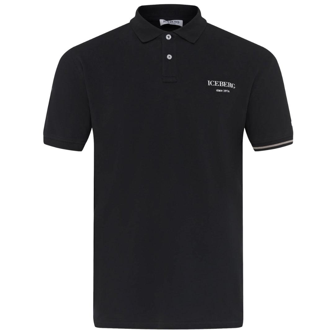 Ice Iceberg Heren Katoenmix Poloshirt L gray