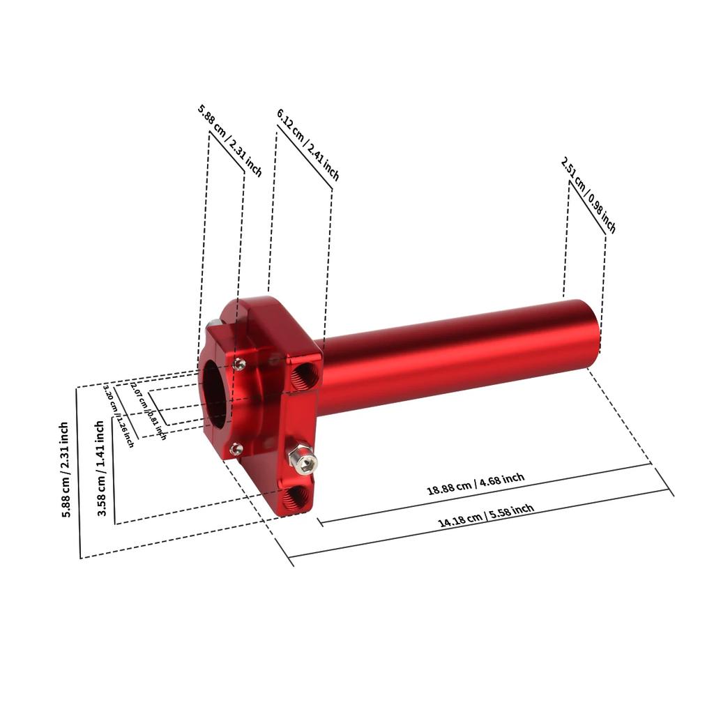Motorcycle CNC Aluminum Accelerator Throttle Twist Grips Handlebars Universal For Motorcycle Moped Scooter Bike Accessories