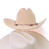 Popular European and American Classic Western Denim Straw Hats, Men's and Women's Fashionable Outdoor Sunscreen Shell Straw Hats