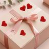 500pcs Gift Tags Love Heart Stickers Self-adhesive Exquisite Sealing Label Blank Handmade Reward Sticker Valentine's Day
