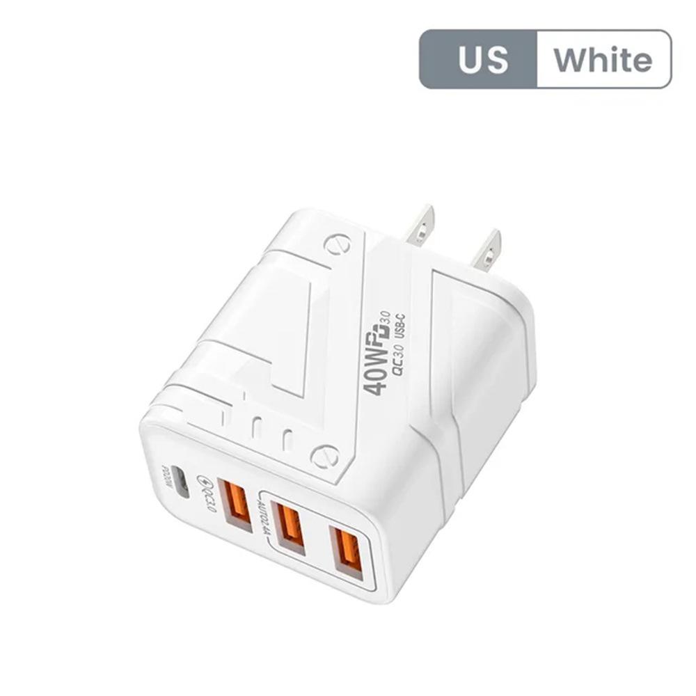 

Mecha Style Multi-Port Fast Charger for Apple & Android (Type-C & A)