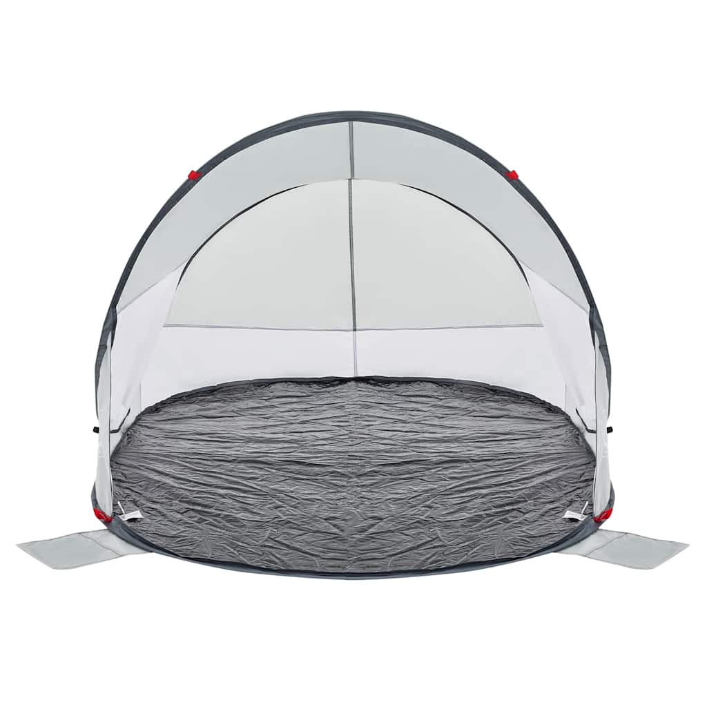 Vidaxl Pop-Up Beach Tent, Grey, Waterproof