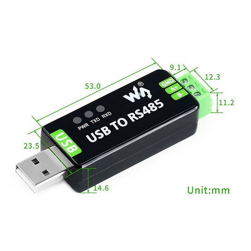 Conversor Serial USB para RS485 Industrial Original Módulo de Comunicação Half Duplex FT232RL