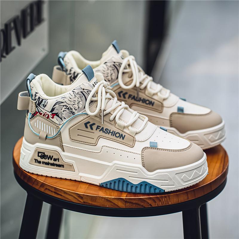 

Обувь мужская летняя взрывная толстоподошвенная универсальная спортивная обувь для скейтборда повседневная молодежная увеличивающая рост нишевая трендовая обувь 44