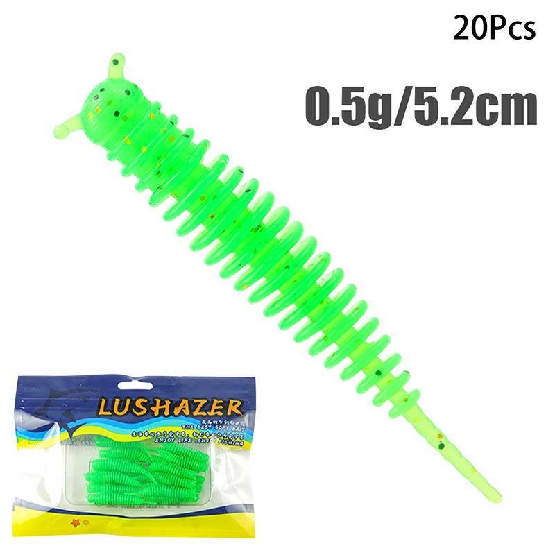 

20 шт. Мягкая приманка Рыболовная приманка Шед Палочка Червь Морской окунь Искусственный земляной червь Искусственная Форель Окунь Дроп-шот Окунь Приманка