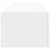 Wall Mounted TV Cabinet Glossy White 98 X 41 X 30 Cm