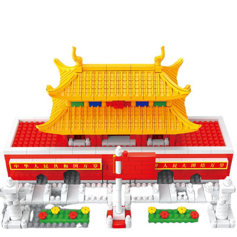 Guanghan Palace 3D Building Blocks: Great Wall, Tiananmen, Yellow Crane Tower, Suzhou Gardens.