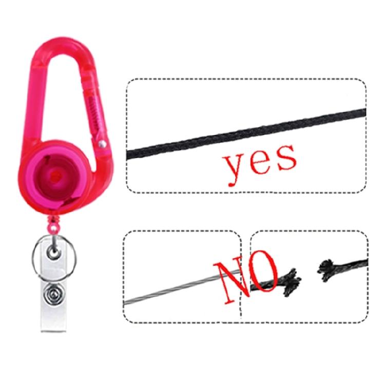 Practical Telescopic Buckles Chest Keychain Charm Accessory for Key Management Fashionable Decoration for Youth
