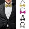 Sequins Neckties for Taking Photo Adult Sequins Necktie Social Gatherings Sequins Collar for Wedding Masquerades Suit