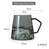 HeY LiLac 450ml Smoky Gray Heat-Resistant Borosilicate Glass Guanshan Cup - Light Tea Tasting Mug