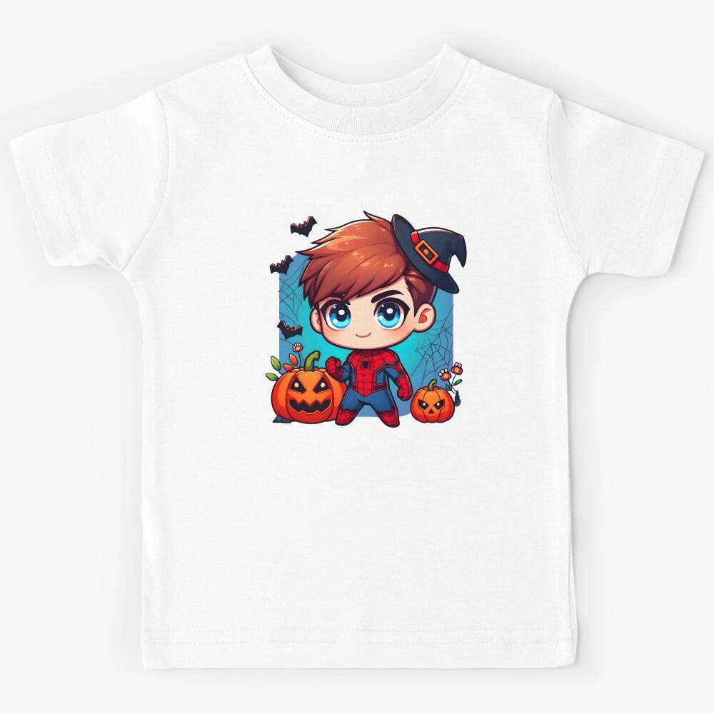 Spooky Spider Hero Kids T-Shirt 140