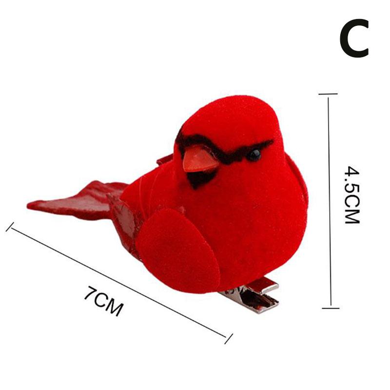 1PCS Parrot Artificial Birds Fake Foam Animal Simulation Feather Birds Models DIY Wedding Home Garden Ornament Decoration