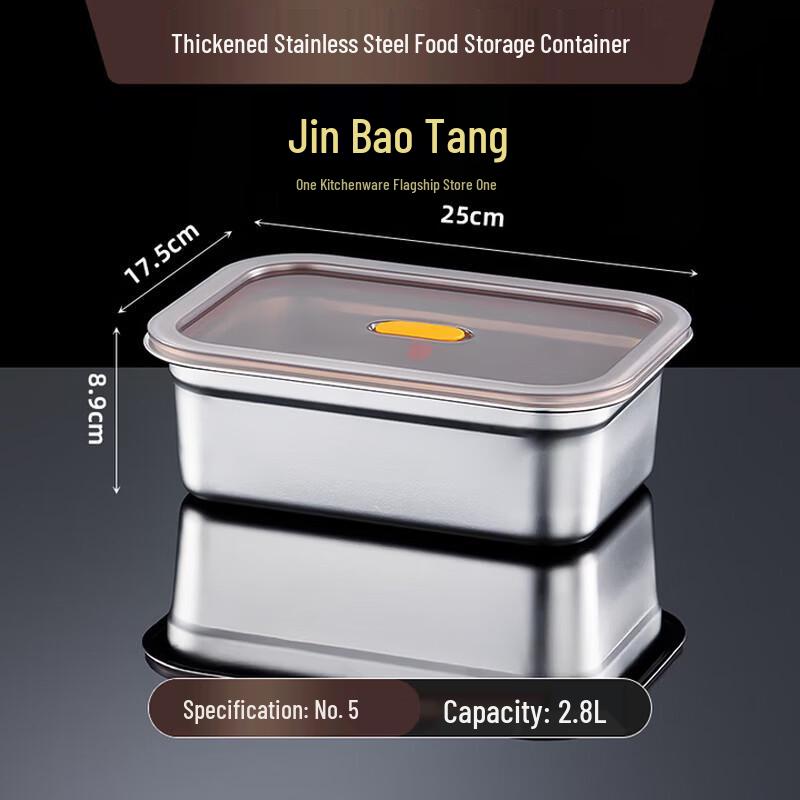 ZISIZ 316 Stainless Steel Food Storage Container