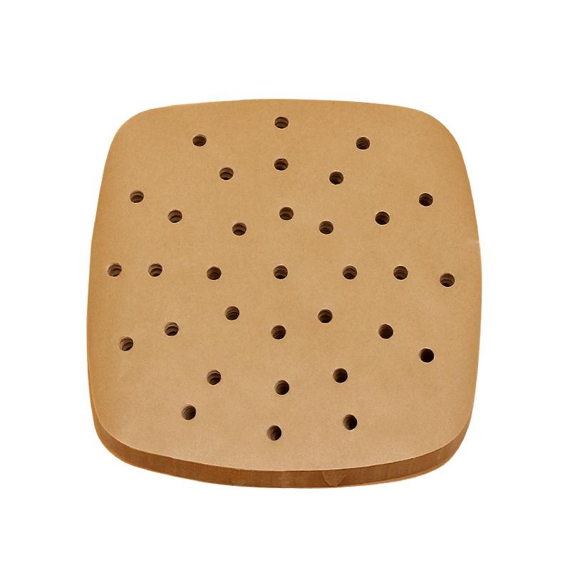 In Stock Natural Color Air Fryer Liner, Food Grade Disposable Baking Paper
