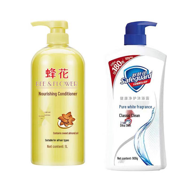 

Bee & Flower Almond Conditioner & Safeguard Shower Gel Bundle
