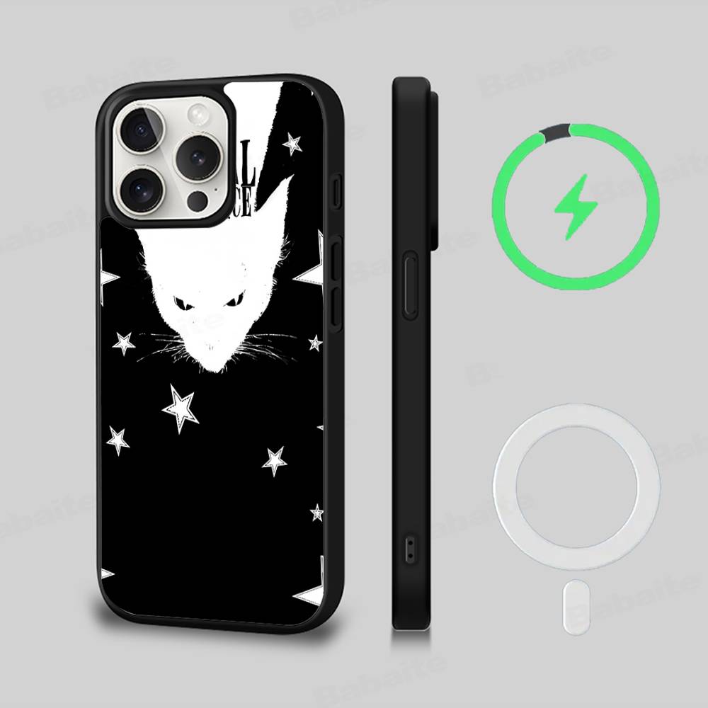 My Chemical Romance Phone Case For IPhone 17 16 Pro Max 15 14 Plus 11 13 12 Shockproof Magnetic For Magsafe Cover