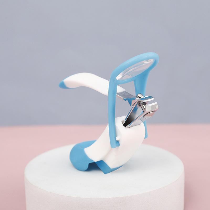 1Pc Newborn Magnifying Glass Nail Clippers, Anti-clip Meat Baby Nail Clippers Baby Nail Clippers with Magnifying Glass