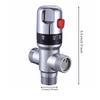 Verstellbarer Thermostatischer Mischhahn | Automatische Temperaturregelung, mit