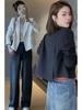 High-End Damen Petite Blazer Jacke - 2024 Herbst Modischer Trend mit gepolsterten Schultern