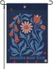 Foxglove Daisy Tulip Yard ag 12.5x18.5inch, Vintage oral Garden ag, One Size Double Sided for Porch, Patio, Grassland  GGX