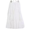 Cygne White Tiered Skirt with Petticoat Skirt 1 whiteUsed
