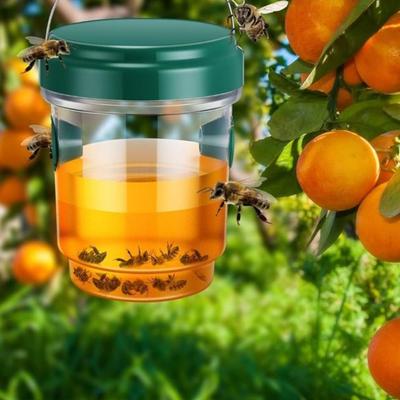 Hot Reusable Wasp Traps Transparent Convenient Hang Wasp Killer Hanging Bee Traps Patio Garden Home