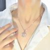 Sunflower Necklace Women'S Versatile Micro Inlaid Zirconium Premium Delicate Pendant Clavicle Chain