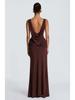 2026 Spring European & American Style Sexy Sleeveless Slim Fit High Slit Long Dress