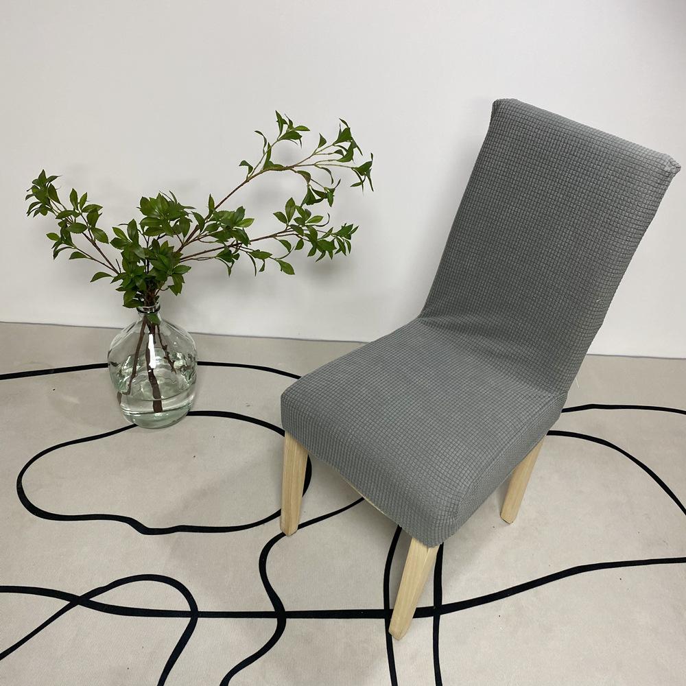 Corn Grid Thickened And Enlarged Fleece Grid Fleece Chair Cover Table And Chair Elastic Restaurant Chair Universal In All Seasons