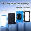 Portable Kids Tablet Cases for IPad Air13/Pro13 Pro Air 13 2026/2025 M5/M4/M3/M2 Case Cover Rotating Stand PC+Silicone Shell