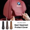 Leather Car Seat Headrest Protective Cover Accessories For X1X3 X5 X4 X6 X7 1 3 5 6 7 Series E46 E60 E90 F48 F01 G30 G20 G11