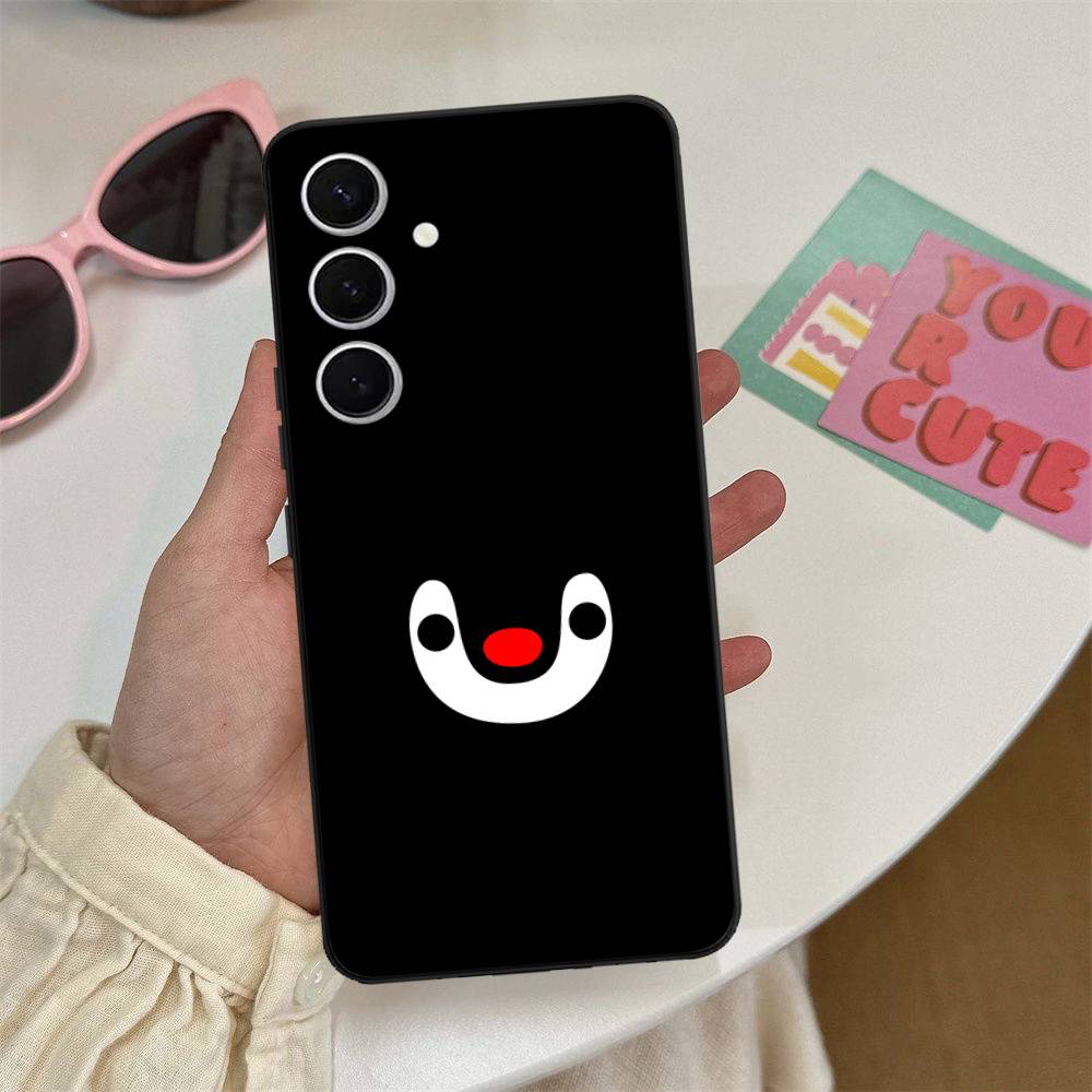Funny Cartoon P-Pingu Phone Case For Samsung S 24 Fe 25 Ultra Plus 20 Lite 21 30 22 23 24 22 Ultra 5G Fundas