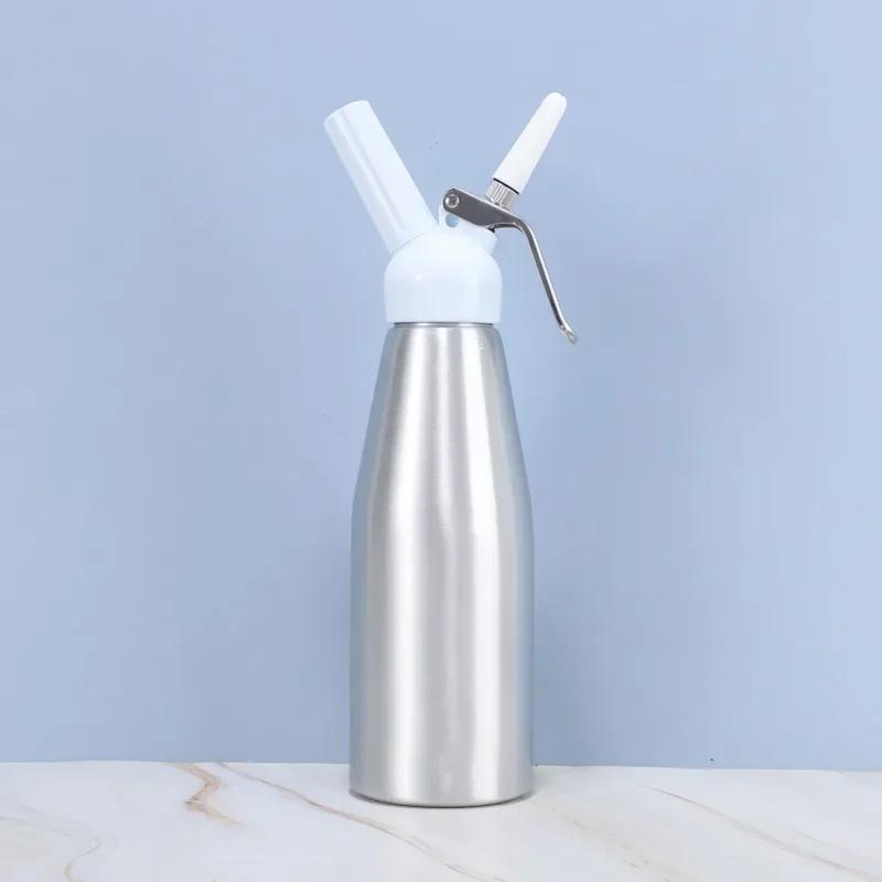 

1000 мл дозатор для взбивания сливок венчик для торта кофе молоко чай украшения инструменты для выпечки ремесленный вспениватель сливок с пластиковым декоративным носиком серый